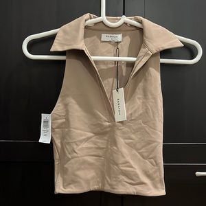 Brand New Aritzia cropped polo